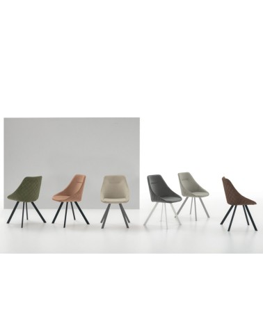 Sedia Bilbao Target Point | Design Contemporaneo | BHOME by Arredi Barbàra