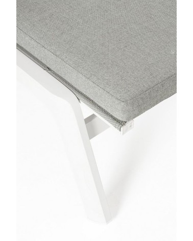 Lettino Jalisco BIZZOTTO bianco con ruote outdoor – BHOME by Arredi Barbàra