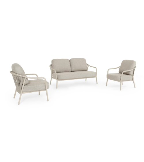 Salotto Edvige Pelican BIZZOTTO set 3 pezzi outdoor – BHOME by Arredi Barbàra