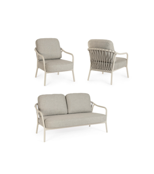 Salotto Edvige Pelican BIZZOTTO set 3 pezzi outdoor – BHOME by Arredi Barbàra