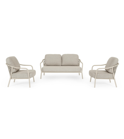 Salotto Edvige Pelican BIZZOTTO set 3 pezzi outdoor – BHOME by Arredi Barbàra
