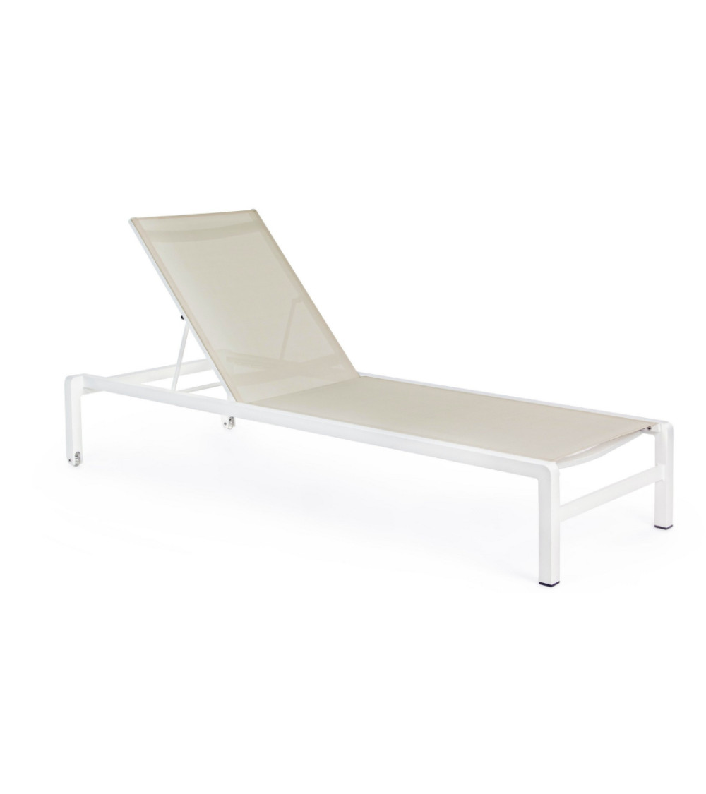 Tumbona Konnor BIZZOTTO blanca apilable – BHOME by Arredi Barbàra