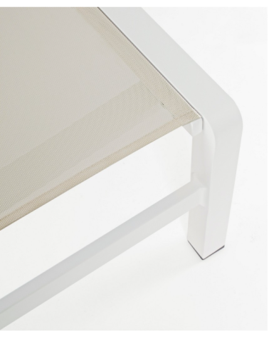 Tumbona Konnor BIZZOTTO blanca apilable – BHOME by Arredi Barbàra