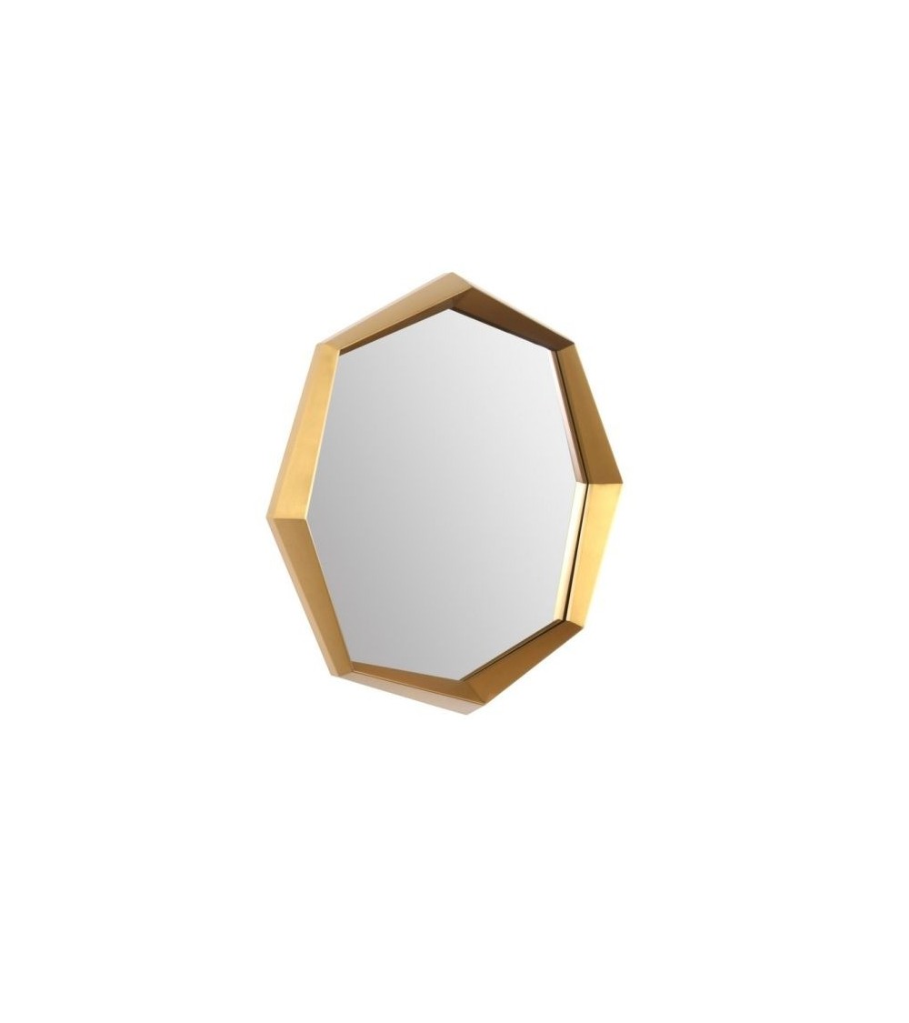 Specchio Gursky 120x120 oro satinato BIZZOTTO – BHOME by Arredi Barbàra