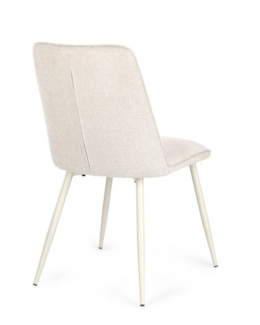 Chaise Cora BIZZOTTO beige lot de 4 – BHOME by Arredi Barbàra