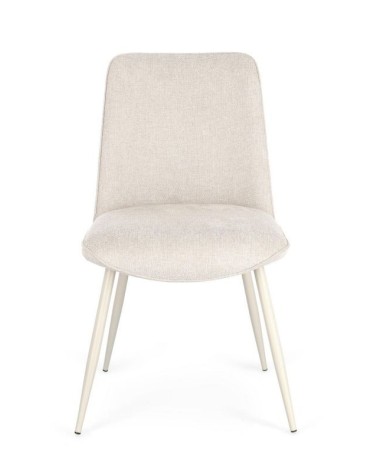 Chaise Cora BIZZOTTO beige lot de 4 – BHOME by Arredi Barbàra