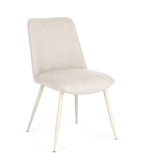 Chaise Cora BIZZOTTO beige lot de 4 – BHOME by Arredi Barbàra