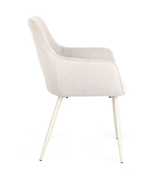 Cora armchair BIZZOTTO beige set of 4 – BHOME by Arredi Barbàra