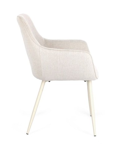 Cora armchair BIZZOTTO beige set of 4 – BHOME by Arredi Barbàra