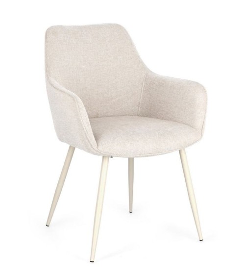 Cora armchair BIZZOTTO beige set of 4 – BHOME by Arredi Barbàra