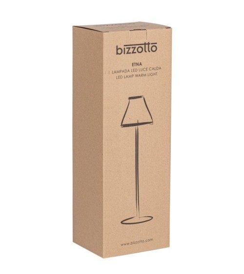 Lampada Etna LED H38 BIZZOTTO marrone ricaricabile – BHOME by Arredi Barbàra