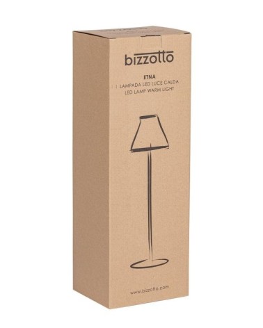 Lampada Etna LED H38 BIZZOTTO marrone ricaricabile – BHOME by Arredi Barbàra