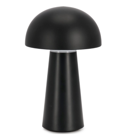 Lampada Idrial LED H22,5 BIZZOTTO nera ricaricabile – BHOME by Arredi Barbàra