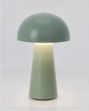 Lampada Idrial LED H22,5 BIZZOTTO verde ricaricabile – BHOME by Arredi Barbàra