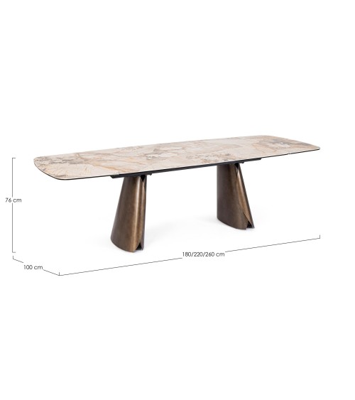 Ausziehtisch Cile BIZZOTTO 180/260 – BHOME by Arredi Barbàra