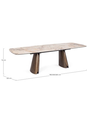 Ausziehtisch Cile BIZZOTTO 180/260 – BHOME by Arredi Barbàra