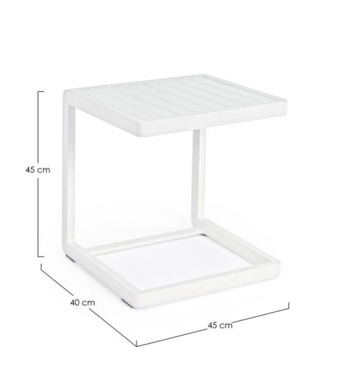 Tavolino Konnor BIZZOTTO bianco outdoor – BHOME by Arredi Barbàra
