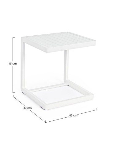Tavolino Konnor BIZZOTTO bianco outdoor – BHOME by Arredi Barbàra