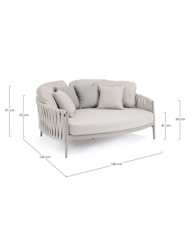 Daybed Jacinta Moon BIZZOTTO 2 posti outdoor – BHOME by Arredi Barbàra