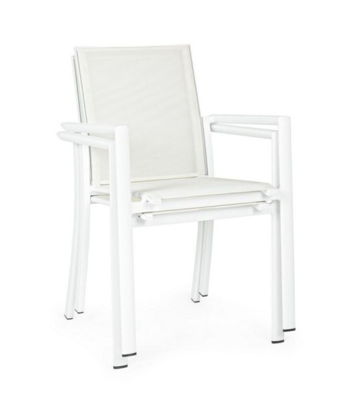 Sedia Konnor BIZZOTTO impilabile bianca set 4 – BHOME by Arredi Barbàra