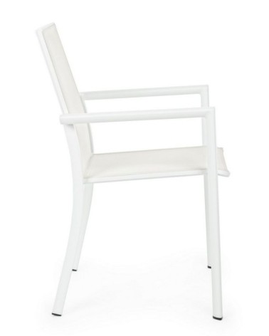 Sedia Konnor BIZZOTTO impilabile bianca set 4 – BHOME by Arredi Barbàra