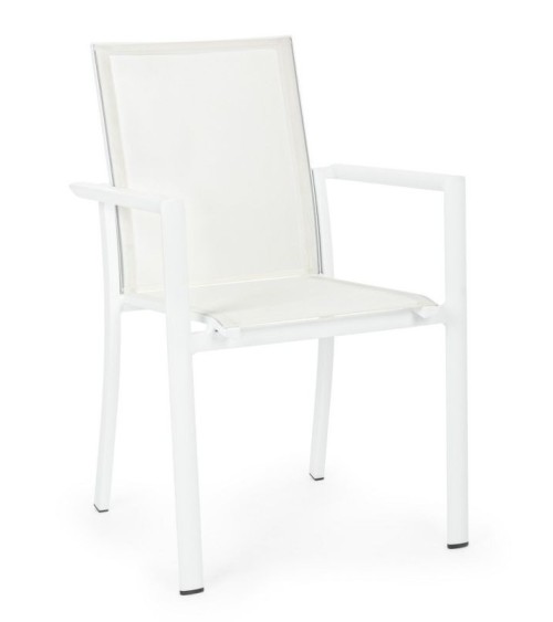 Sedia Konnor BIZZOTTO impilabile bianca set 4 – BHOME by Arredi Barbàra
