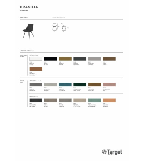 Silla Brasilia – Target Point | Bhome by Arredi Barbàra