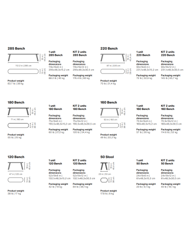 Panca You and Me RS Barcelona design | BHOME by Arredi Barbàra