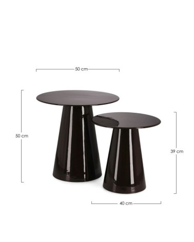 Set de mesas de centro “SALEMA” outdoor – BIZZOTTO