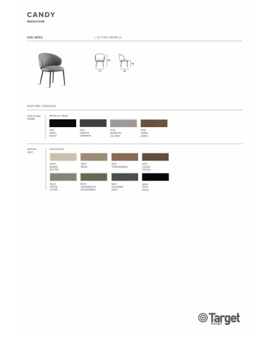 Candy Stuhl – Target Point | Bhome by Arredi Barbàra