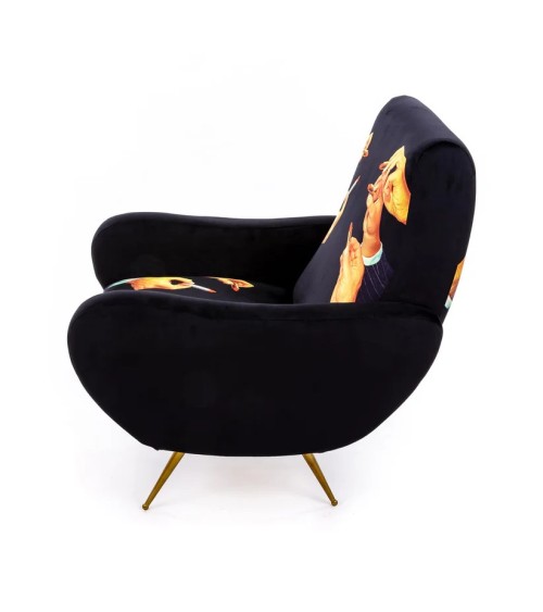 Poltrona Lipstick Black Seletti Design Artistico | BHOME