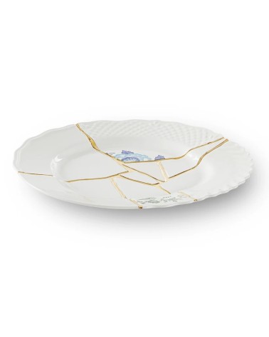 Kintsugi Piatto Piano 03 Seletti Design Oro | BHOME
