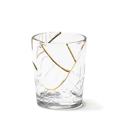 Bicchiere Kintsugi Seletti Porcellana Oro | BHOME