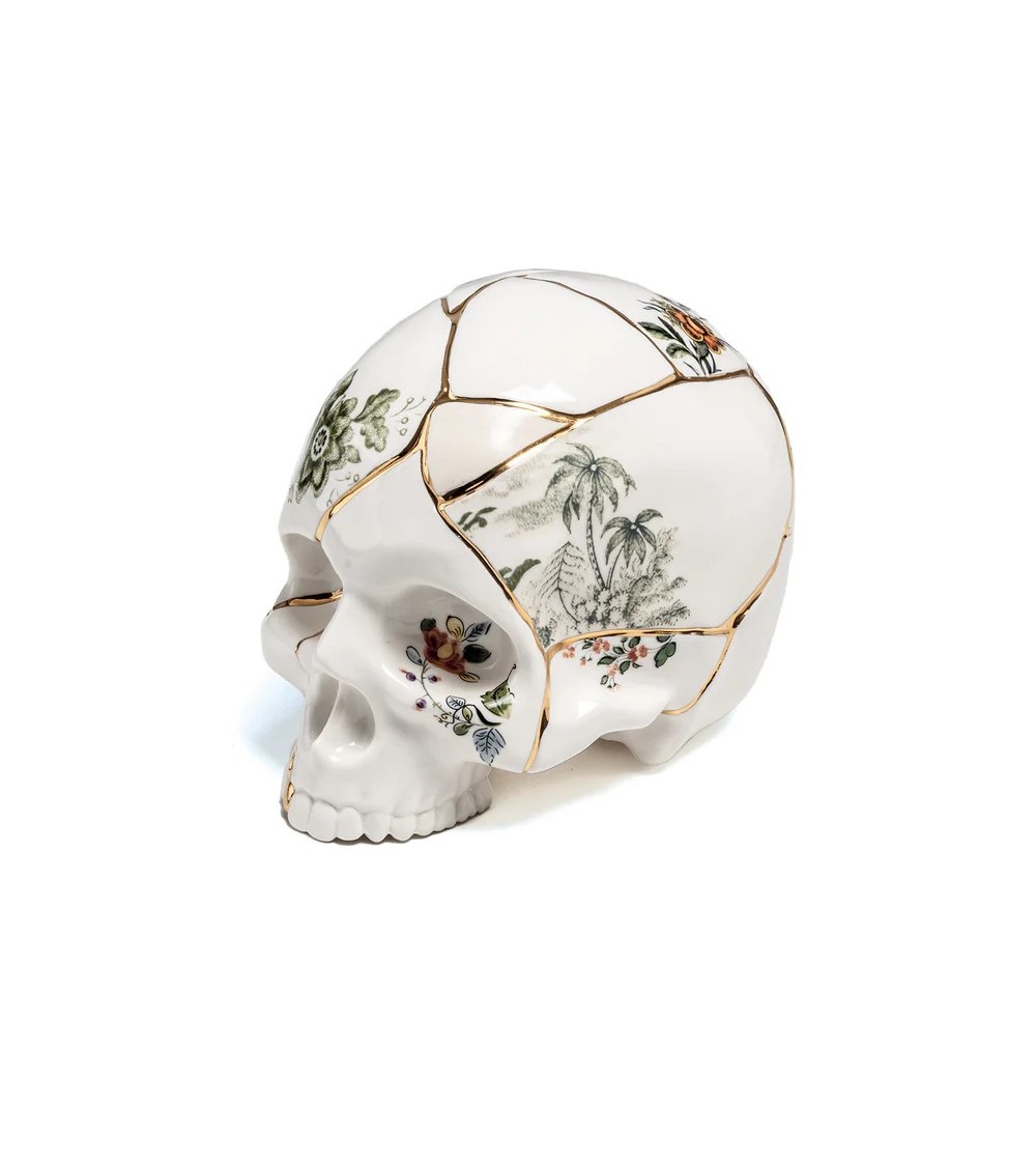 Sculpture “Skull Kintsugi” – SELETTI