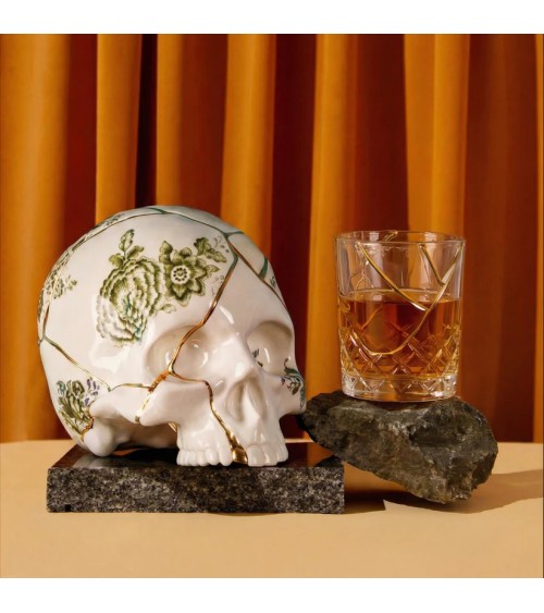 Sculpture “Skull Kintsugi” – SELETTI