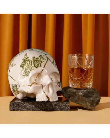 Sculpture “Skull Kintsugi” – SELETTI