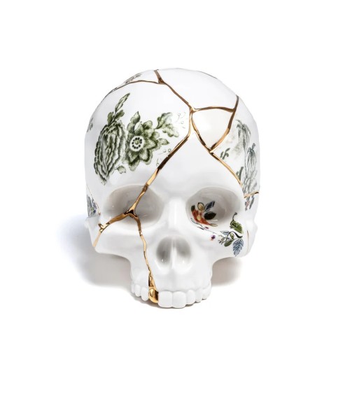 Sculpture “Skull Kintsugi” – SELETTI