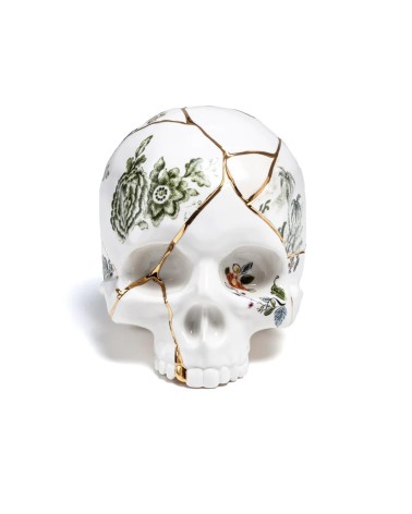 Sculpture “Skull Kintsugi” – SELETTI