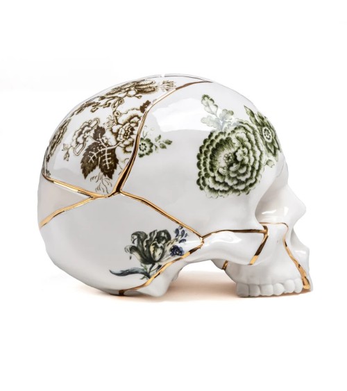 Sculpture “Skull Kintsugi” – SELETTI
