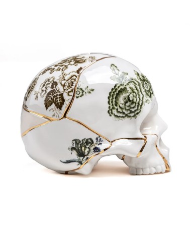 Sculpture “Skull Kintsugi” – SELETTI