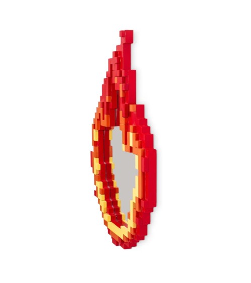 Specchio Pixel Mirror Flame Seletti Design Pop | BHOME