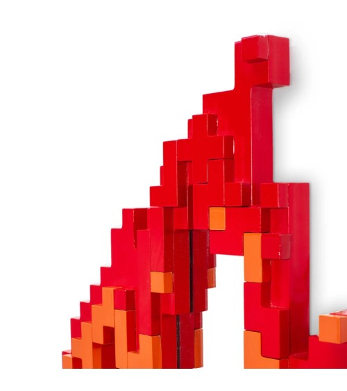 Specchio Pixel Mirror Flame Seletti Design Pop | BHOME