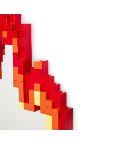 Specchio Pixel Mirror Flame Seletti Design Pop | BHOME