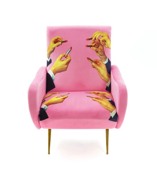 Poltrona Lipsticks Rosa Seletti Design Artistico | BHOME