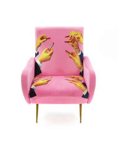 Poltrona Lipsticks Rosa Seletti Design Artistico | BHOME