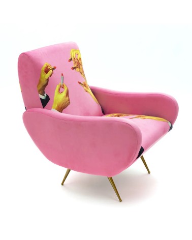 Poltrona Lipsticks Rosa Seletti Design Artistico | BHOME