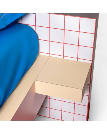 Bett “Superbed Red Grid” – SELETTI