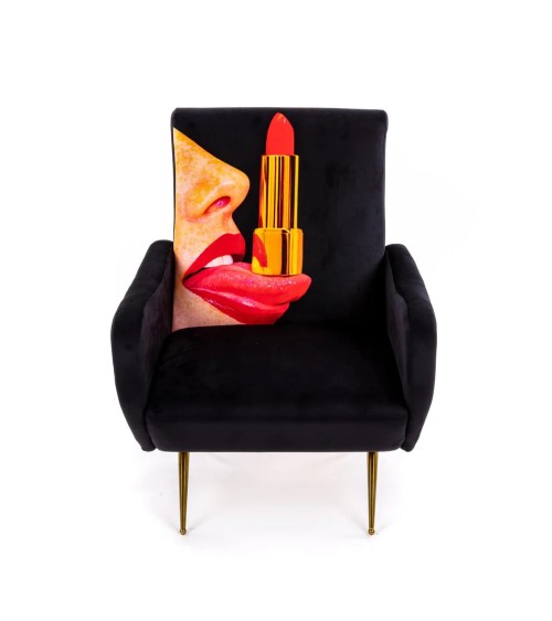 Poltrona Tongue Nera Seletti Design Artistico | BHOME