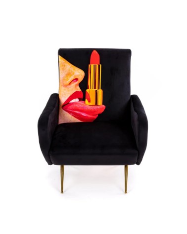 Poltrona “Tongue Nera” – SELETTI