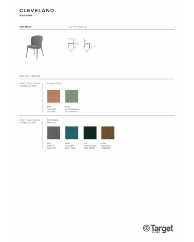 Chaise Cleveland – Target Point | Bhome by Arredi Barbàra